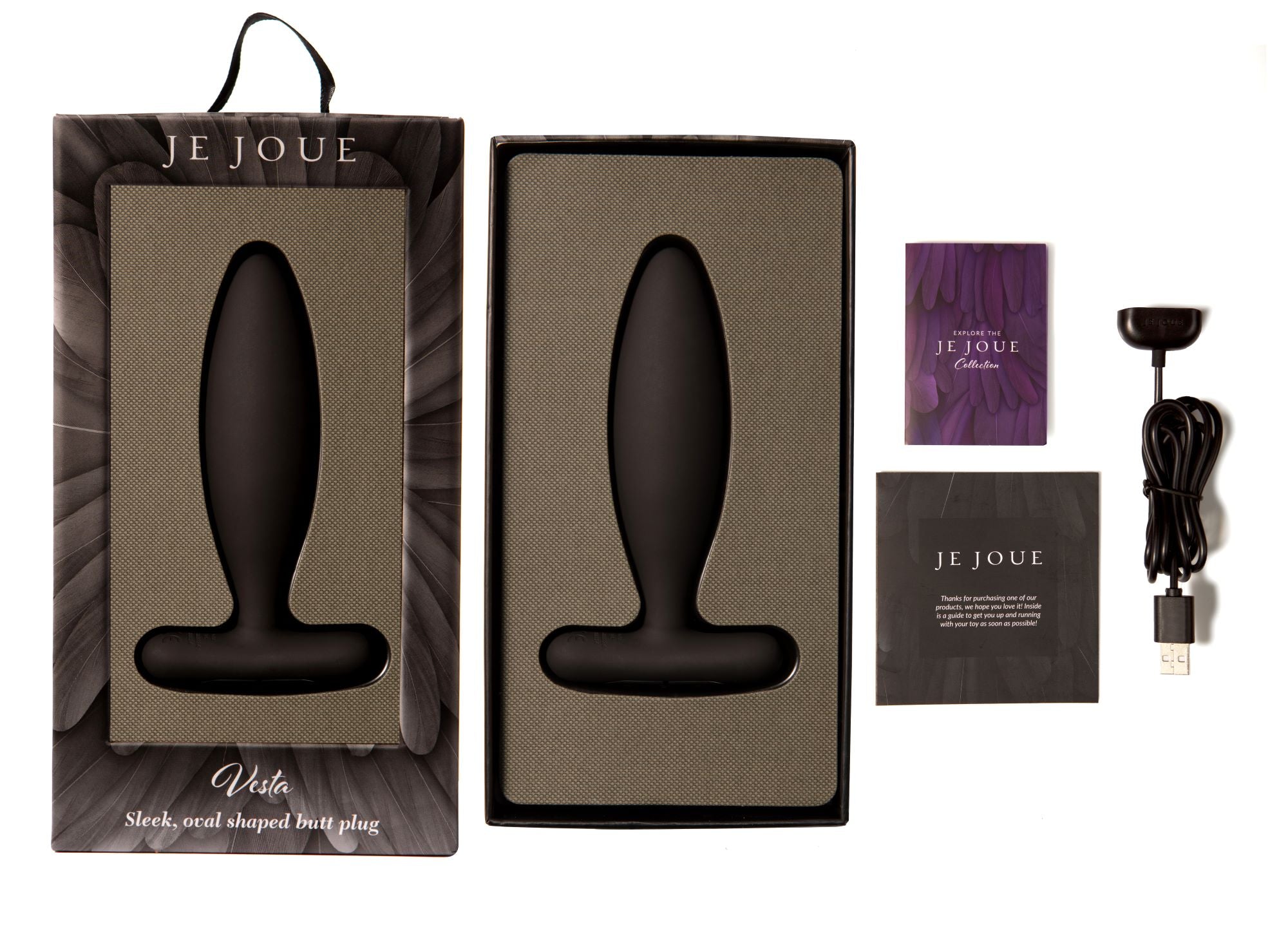 Vesta Vibrating Butt Plug - Rumbly Vibes - Ideal for Beginners