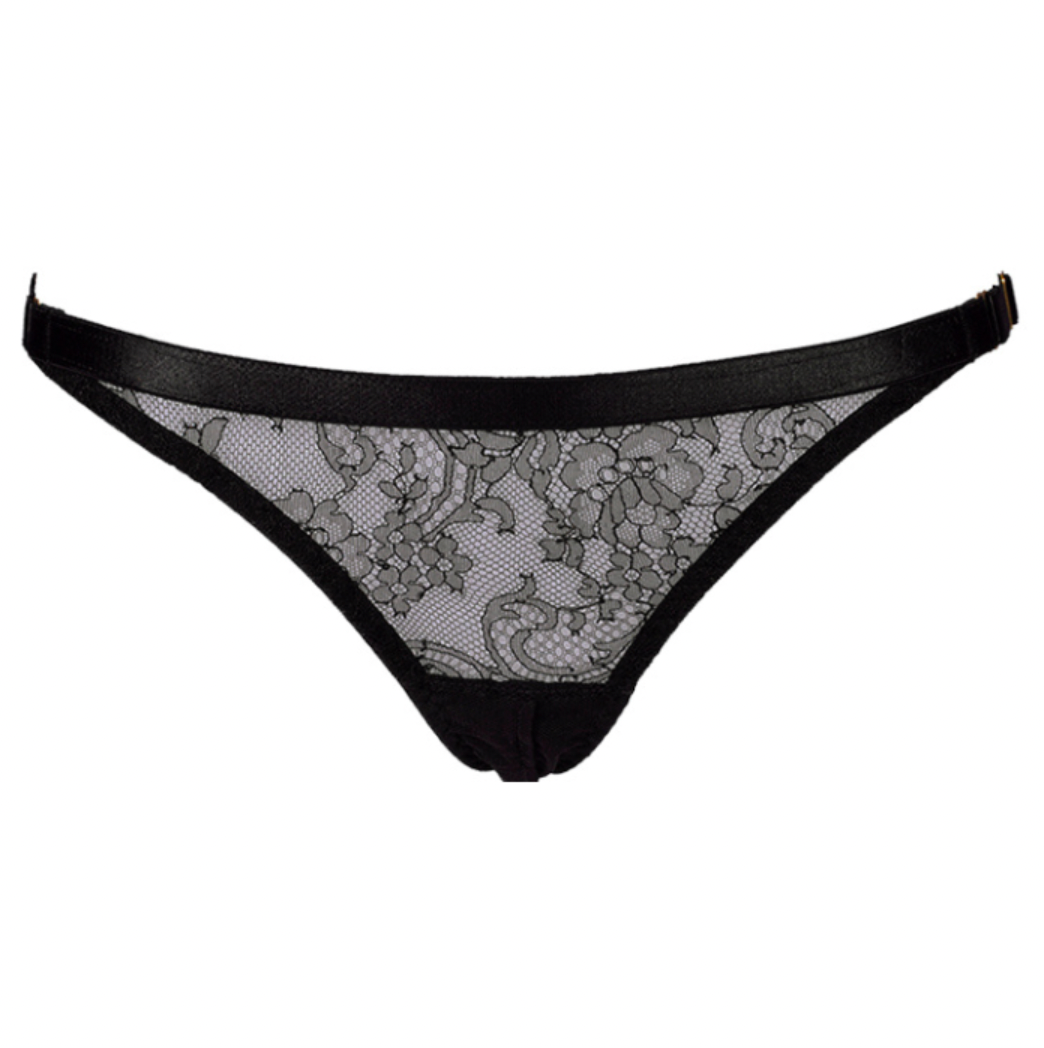 Annabel Lace Mini Brief on white background 