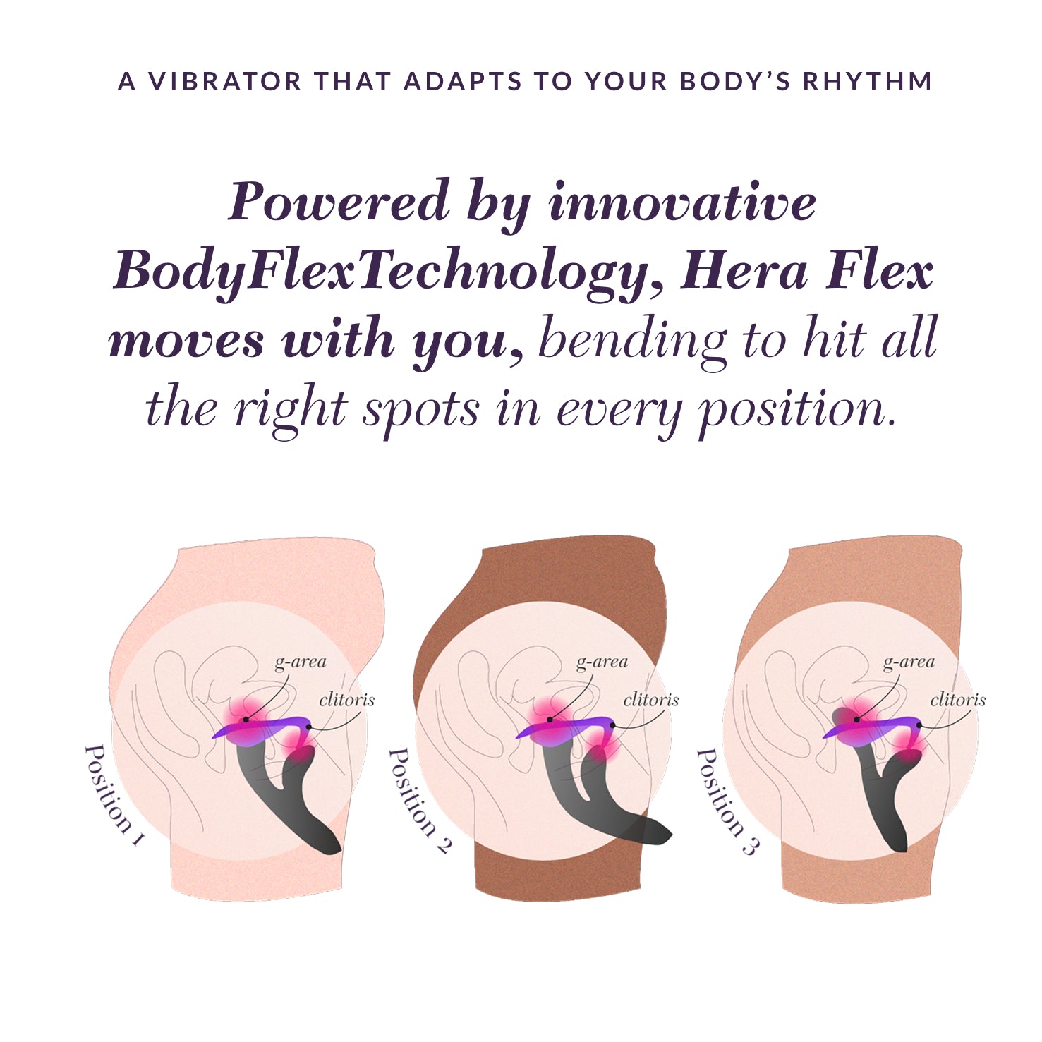 Hera Flex Rabbit Vibrator with Dual Stimulation