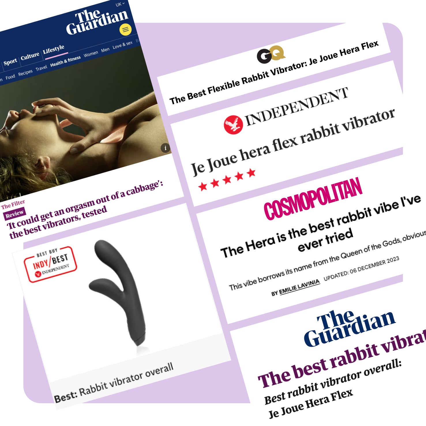 Hera Flex Rabbit Vibrator with Dual Stimulation