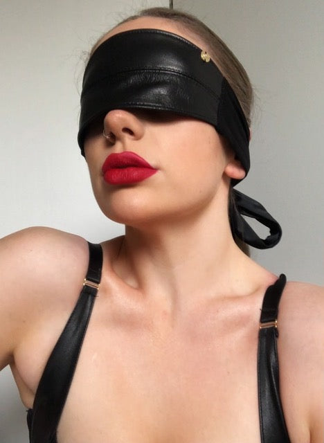Leather Blindfold