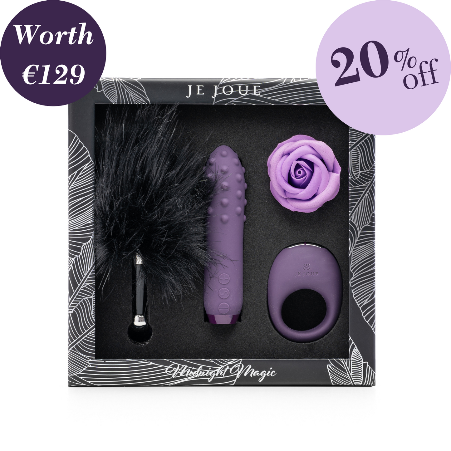 NEW Midnight Magic Couples Kit - Best Selling Mio Cock Ring & Duet Bullet